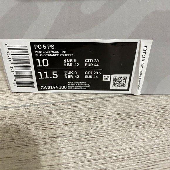 Nike PG 5 x PlayStation White - Picture 8 of 8